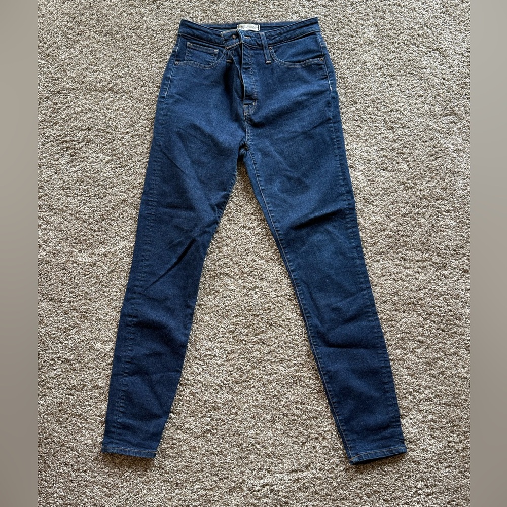 Madwell Tall Curvy High-Rise Skinny Jeans in Lucille Wash